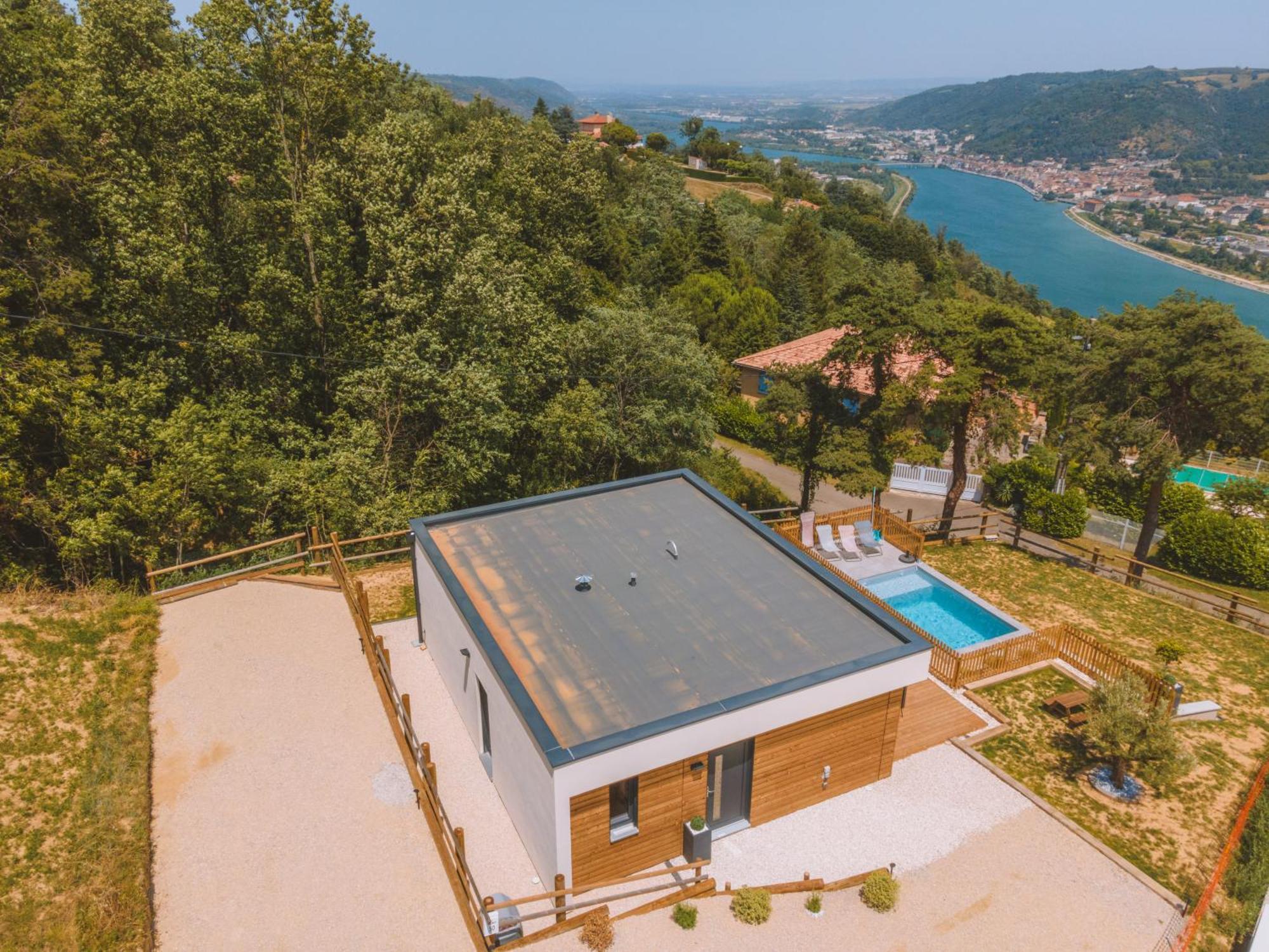 La Booa - Ecolodge En Ardeche - Piscine Privee - Ecolodgite Ozon  Exteriör bild